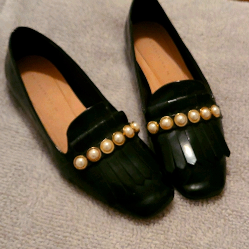 Shiny leather Zara Loafers